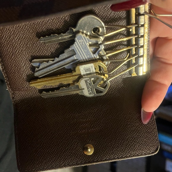Louis Vuitton 6 Ring Key Holder Damier Ebene - Vintage - Picture 8 of 10
